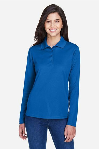 Core365 78192 - Pinnacle Core 365™ Ladies Performance Long Sleeve Pique Polos