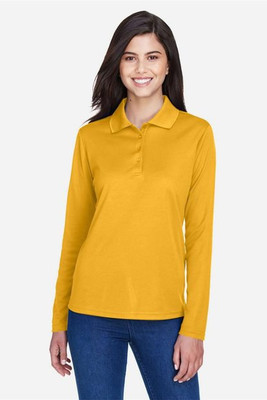 Core365 78192 - Pinnacle Core 365™ Ladies' Performance Long Sleeve Pique Polos