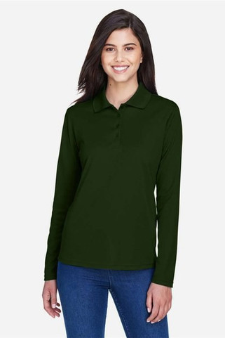 Core365 78192 - Pinnacle Core 365™ Ladies Performance Long Sleeve Pique Polos