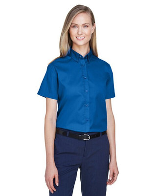 Core365 78194 - Optimum Core 365™ Ladies Short Sleeve Twill Shirts