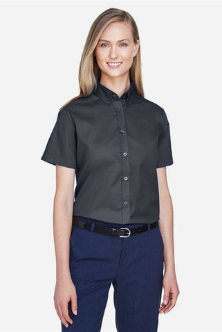 Core365 78194 - Optimum Core 365™ Ladies Short Sleeve Twill Shirts