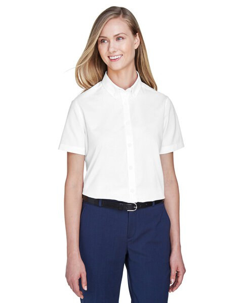 Core365 78194 - Optimum Core 365™ Ladies' Short Sleeve Twill Shirts