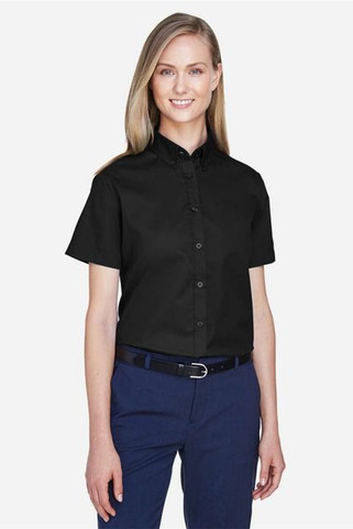 Core365 78194 - Optimum Core 365™ Ladies Short Sleeve Twill Shirts