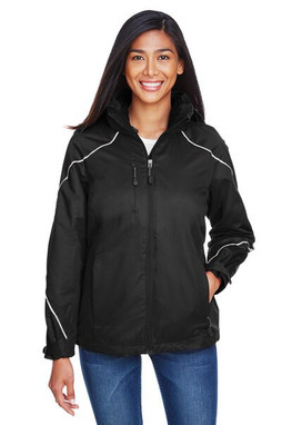 Ash City North End 78196 - ANGLE LADIES 3-in-1 JACKET WITH BONDED FLEECE LINER