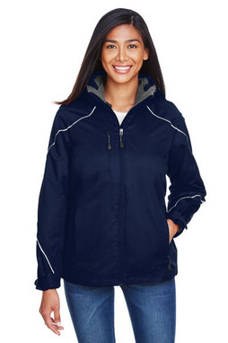 Ash City North End 78196 - ANGLE LADIES 3-in-1 JACKET WITH BONDED FLEECE LINER
