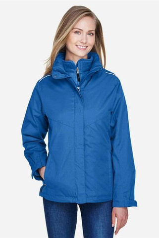 Core365 78205 - Region Ladies 3-In-1 Jackets With Fleece Liner