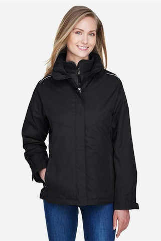 Core365 78205 - Region Ladies 3-In-1 Jackets With Fleece Liner