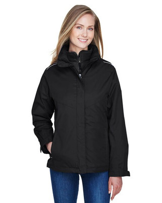 Core365 78205 - Region Ladies 3-In-1 Jackets With Fleece Liner