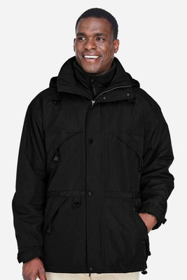 Ash City North End 88007 - Men's 3-In-1 Techno Series Parka With Dobby Trim