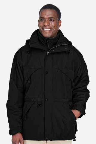 North End 88007 - Parka 3-In-1 de la série Techno avec bordure en ratière