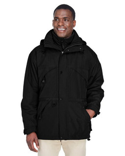 North End 88007 - Parka 3-In-1 de la série Techno avec bordure en ratière