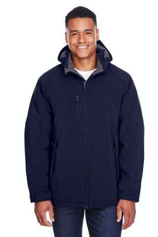 Ash City North End 88159 - Glacier Mens Insulated Soft Shell Jacket With Detachable Hood
