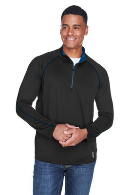 North End 88187 - Veste Top à manches longues Radar Half-Zip Performance