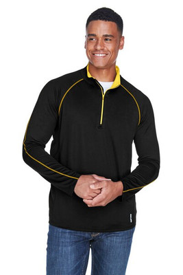 North End 88187 - Veste Top à manches longues Radar Half-Zip Performance