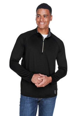 Ash City North End 88187 - Radar Men's Half-Zip Performance Long Sleeve Top  