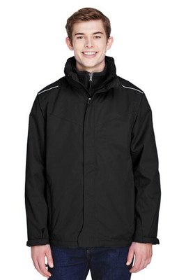 Core365 88205 - Region Men's 3-In-1 Jackets With Fleece Liner