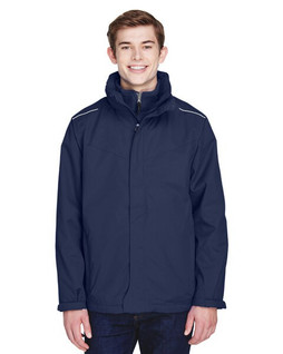 Core 365 88205T - Veste 3-en-1 Homme Grande Taille avec Doublure Polaire
