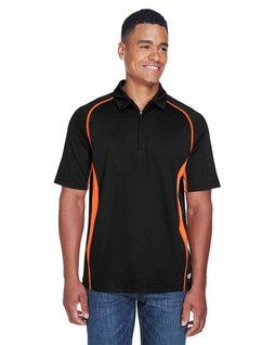 North End Sport Red 88657 - Polo Zippé Performance Homme Serac Cool.logik