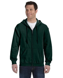 Gildan sweatshirt with zipper for men dark white
