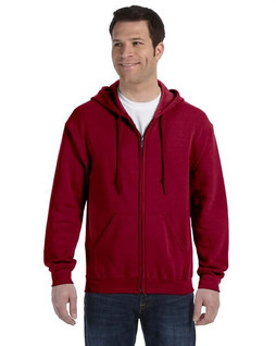 Gildan sweatshirt with zipper for men dark white