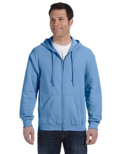 Gildan sweatshirt with zipper for men dark white
