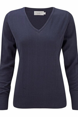 Russell Europe R-710F-0 - Ladies’ V-Neck Knitted Pullover