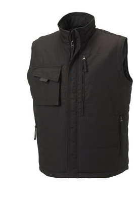 Russell Europe R-014M-0 - Durable Teflon-Coated Workwear Gilet with Multi Pockets