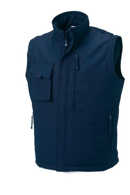 Russell Europe R-014M-0 - Durable Teflon-Coated Workwear Gilet with Multi Pockets