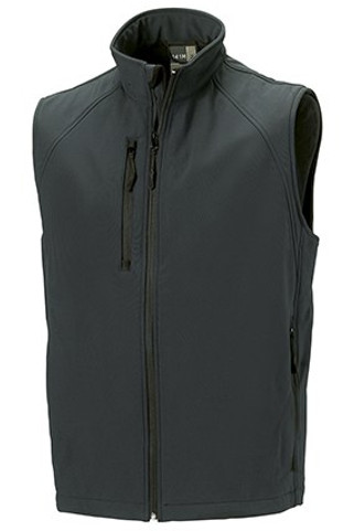 Russell Europe R-141M-0 - Mens Windproof Water Resistant Softshell Gilet