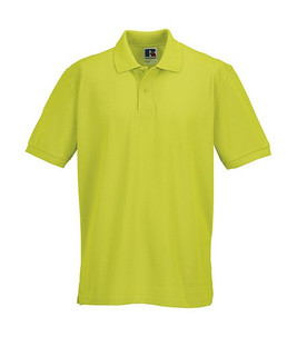 Russell Europe R-569M-0 - Polo Élégant en Coton Peigné avec Boutons