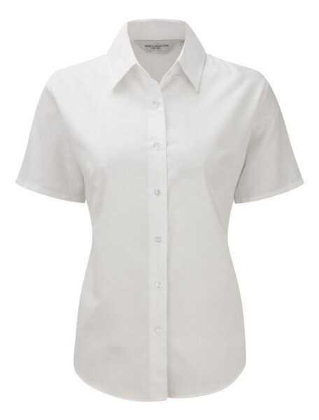 Russell Europe R-933F-0 - Classic Tailored Oxford Cotton Blend Blouse
