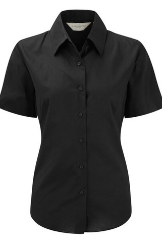 Russell Europe R-933F-0 - Classic Tailored Oxford Cotton Blend Blouse