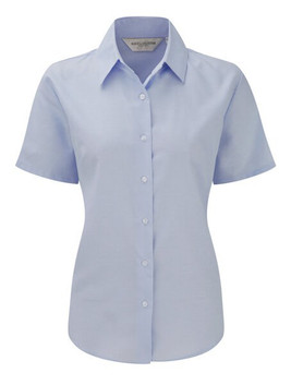 Russell Collection R-933F-0 - Elegante Damenbluse mit Oxford-Stil
