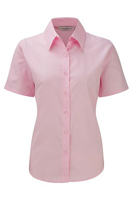 Colecția Russell R-933F-0 - Bluză clasică croită din amestec de bumbac Oxford