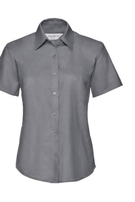 Russell Collection R-933F-0 - Elegante Damenbluse mit Oxford-Stil