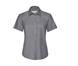 Russell Collection R-933F-0 - Elegante Damenbluse mit Oxford-Stil