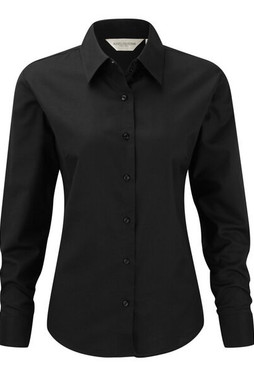 Russell Europe R-932F-0 - Womens Classic Tailored Oxford Long Sleeve Blouse