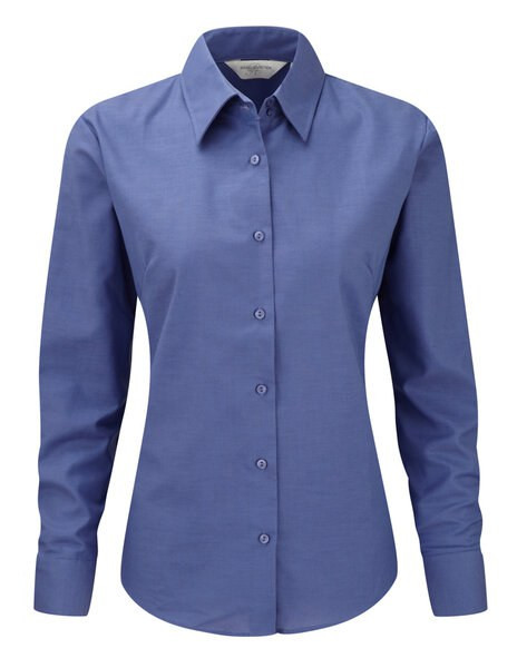 Russell Europe R-932F-0 - Women's Classic Tailored Oxford Long Sleeve Blouse