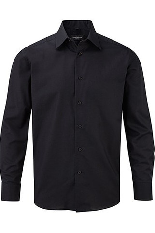 Russell Collection R-922M-0 - Camicia uomo Oxford maniche lunghe