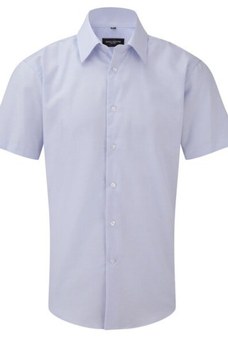 Russell Europe R-923M-0 - Elegantní Pánská Oxford Košile Krátký Rukáv