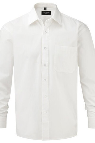 Russell Europe R-936M-0 - Cotton Poplin Shirt LS