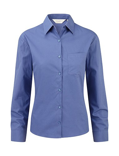 Russell Europe R-936F-0 - Cotton Poplin Blouse LS