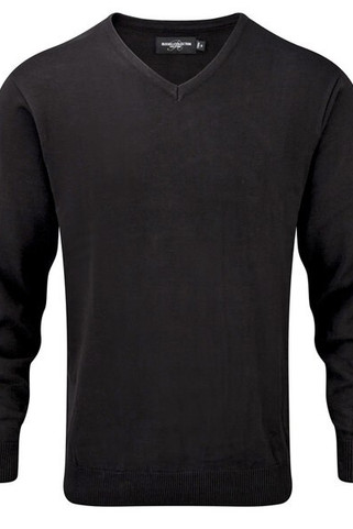 Russell Europe R-710M-0 - V-Neck Knit Pullover