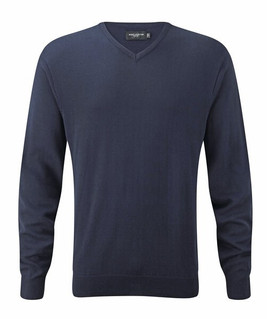 Russell Europe R-710M-0 - V-Neck Knit Pullover