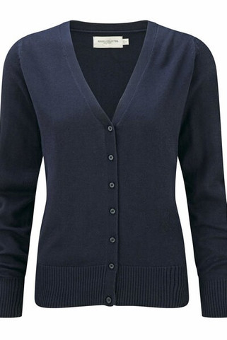 Russell Europe R-715F-0 - Ladies` V-Neck Knitted Cardigan