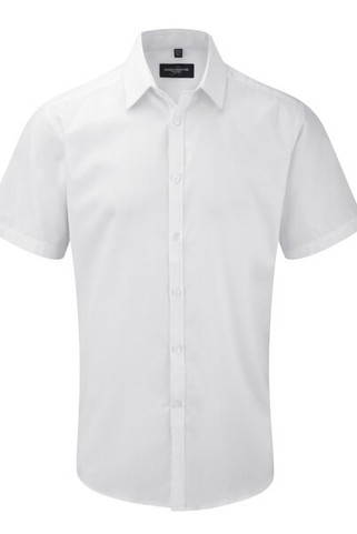 Russell Europe R-963M-0 - Classic Tailored Herringbone Cotton Blend Shirt
