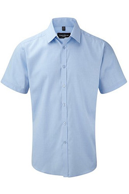 Russell Europe R-963M-0 - Chemise Élégante en Herringbone pour Hommes
