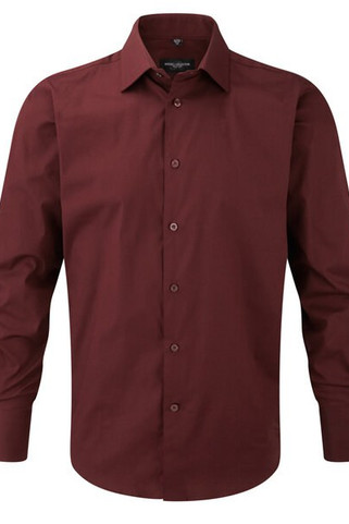 Russell Collection R-946M-0 - Elegancka Koszula z Długim Rękawem i Elastycznym Materiałem
