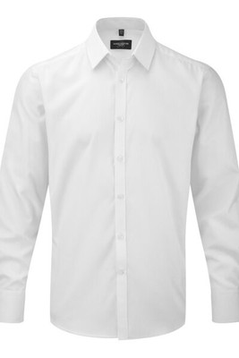 Russell Collection R-962M-0 - LS Visgraat-stijl Overhemd