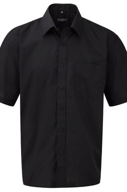 Russell Europe 935M - Short Sleeve Poplin Shirt
